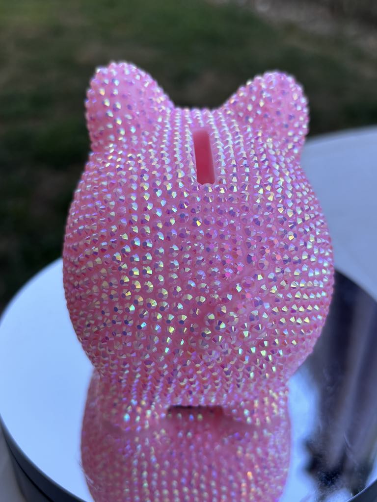 Cochon tirelire strassé