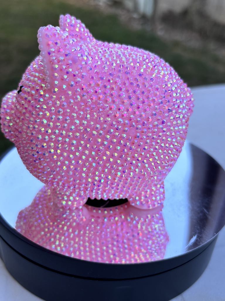 Cochon tirelire strassé