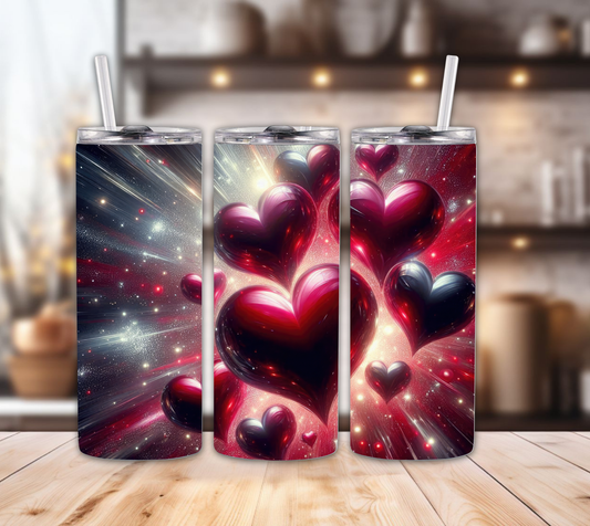 Tumbler coeurs