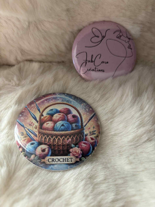 Badge Le Crochet c'est la vie