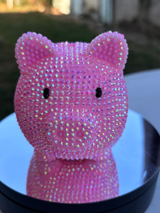 Cochon tirelire strassé