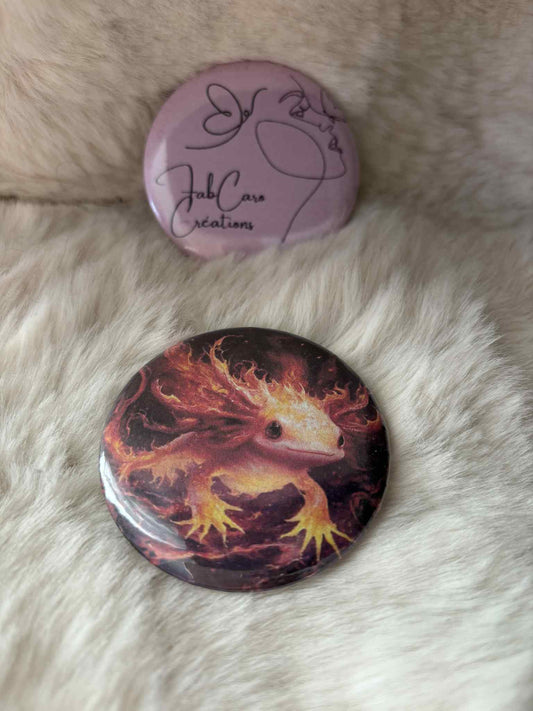 Badge axolotl phénix