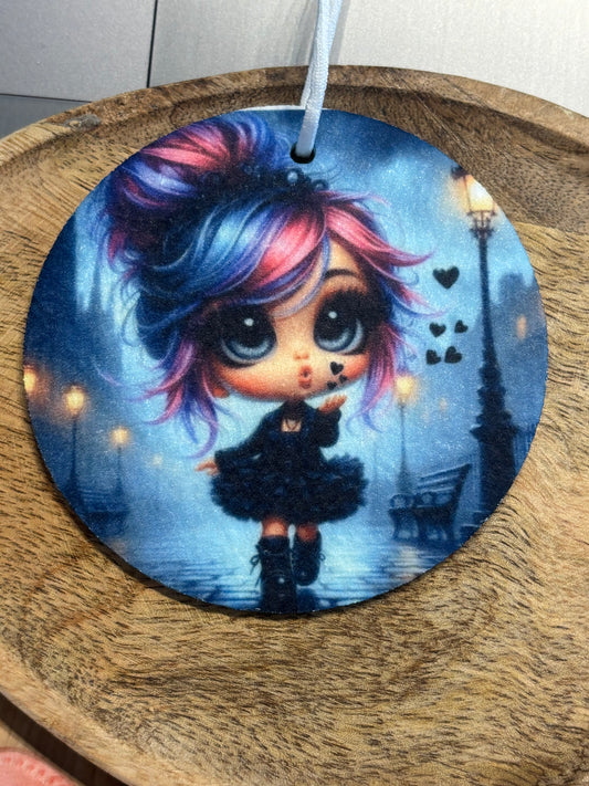 Déodorant fille gothique