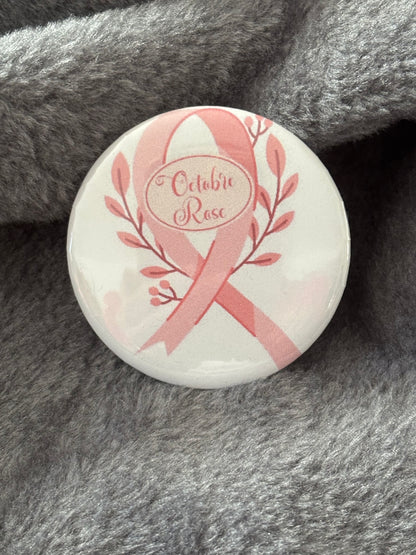 Badge octobre rose 🩷