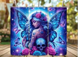 Tumbler fée papillon