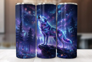 Loup aurore boréale
