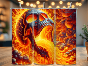 Tumbler crâne lave