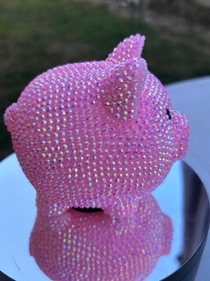 Cochon tirelire strassé