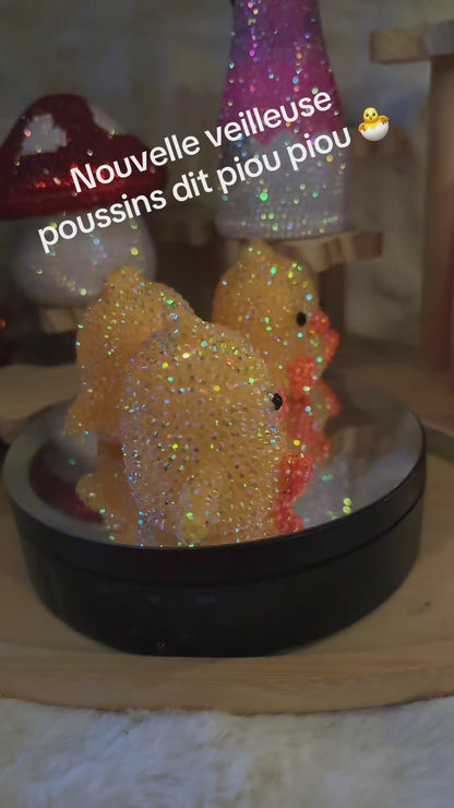 Veilleuse poussin dit Piou piou